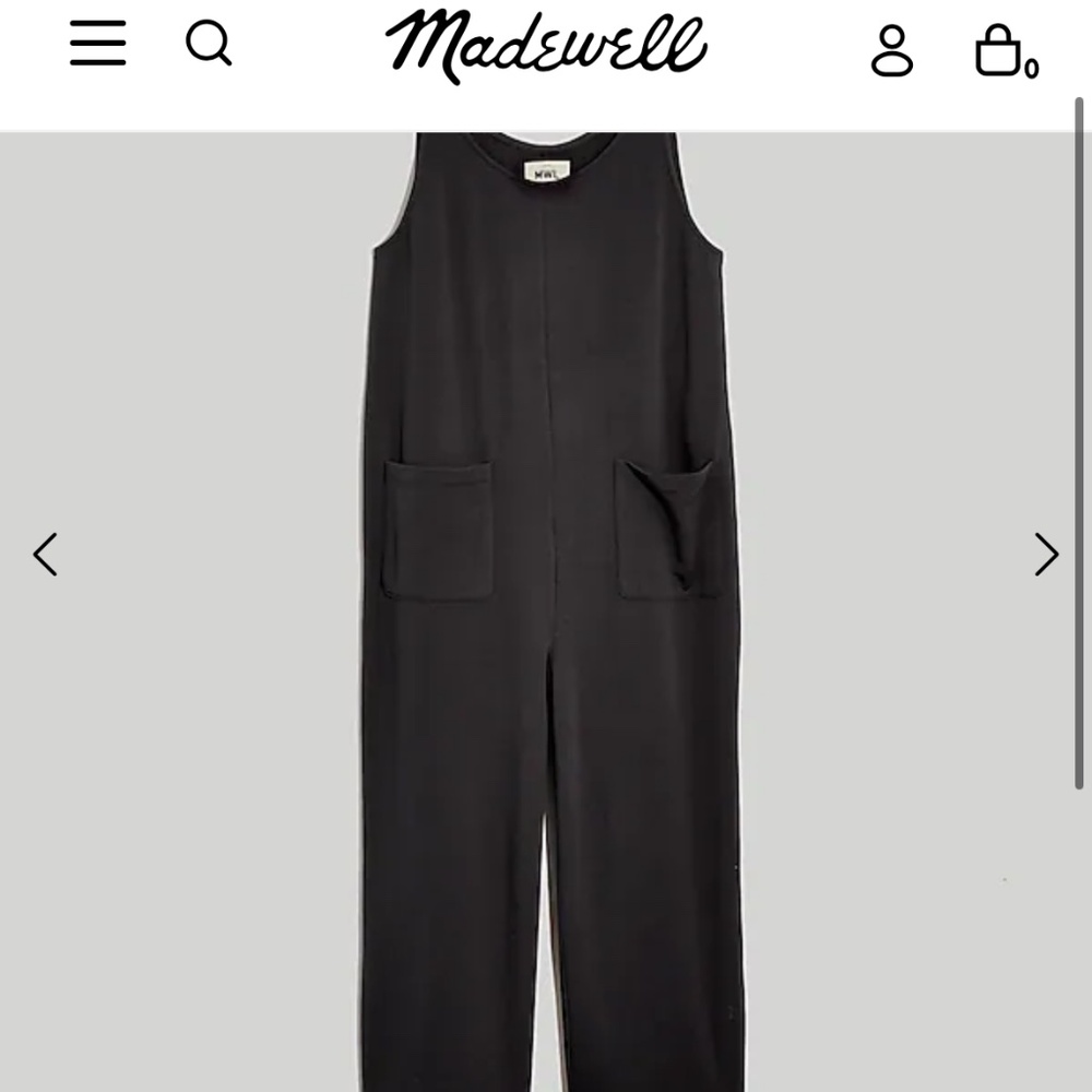 B 14   MADEWELL Superbrushed Pull-On Jumpsuit - Picture 3 of 7